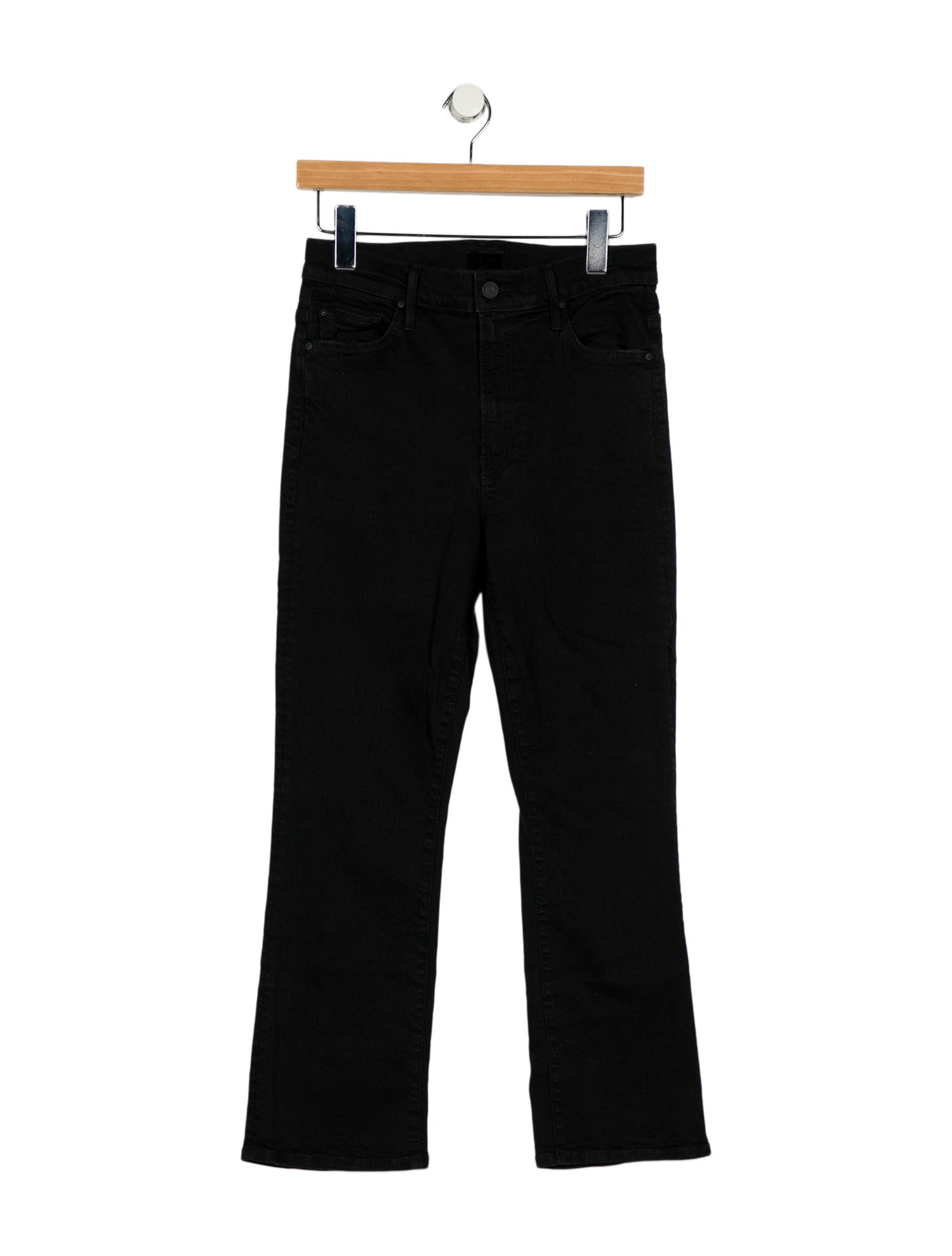 Mother Mid-Rise Straight Leg Jeans
